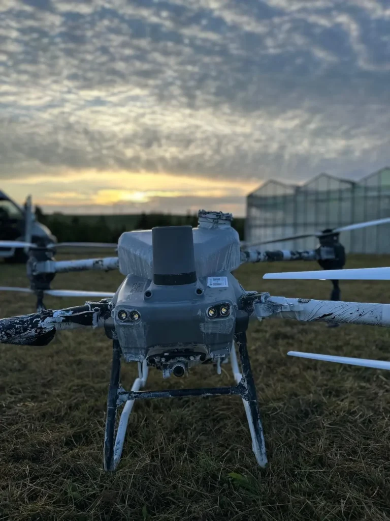 DJI Agras T50 z bliska